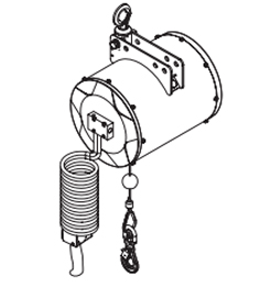 單繩氣動平衡器LSB型（60kg~280kg）