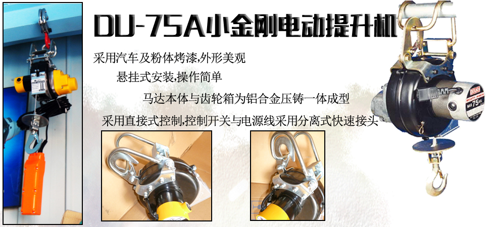 DU-75A小金剛電動(dòng)提升機(jī)