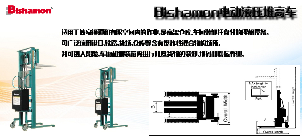 Bishamon電動(dòng)液壓堆高車(chē)圖