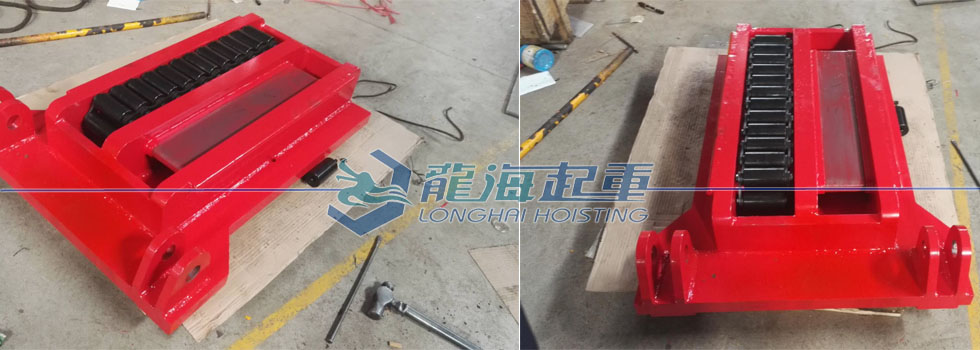 300噸雙排輪滾輪小車定制完工發(fā)貨了！